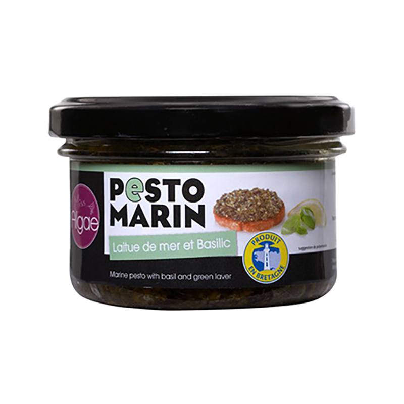 Pesto marin laitue de mer basilic