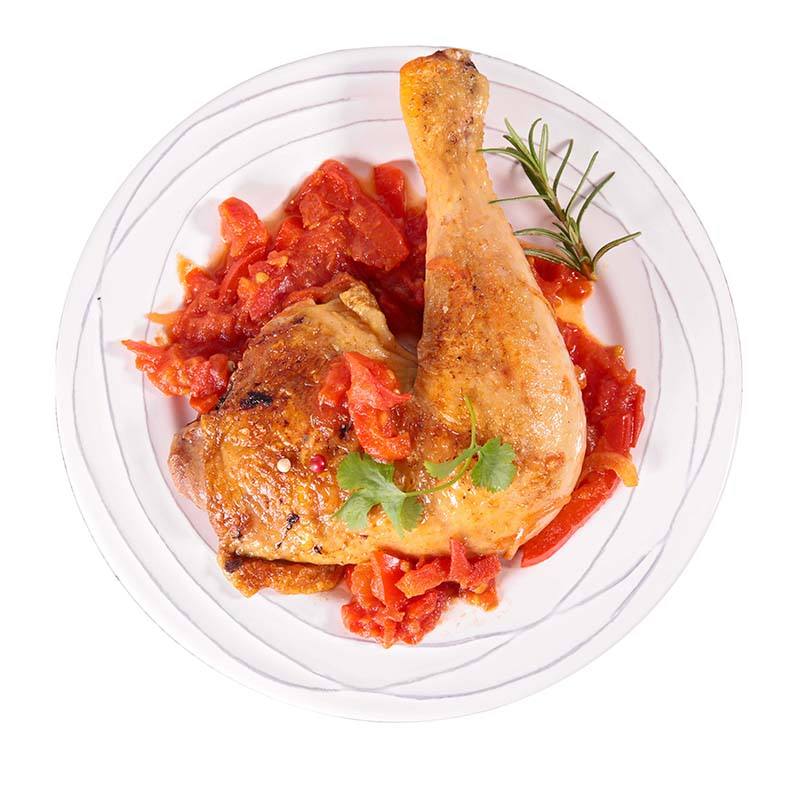 Poulet basquaise