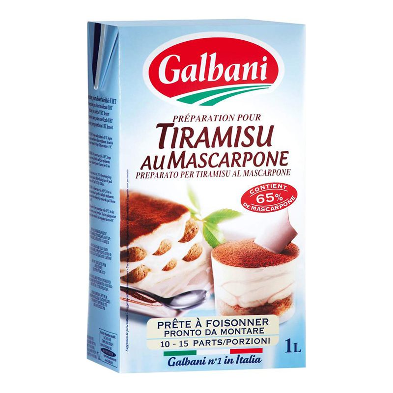 Préparation pour Tiramisu mascarpone